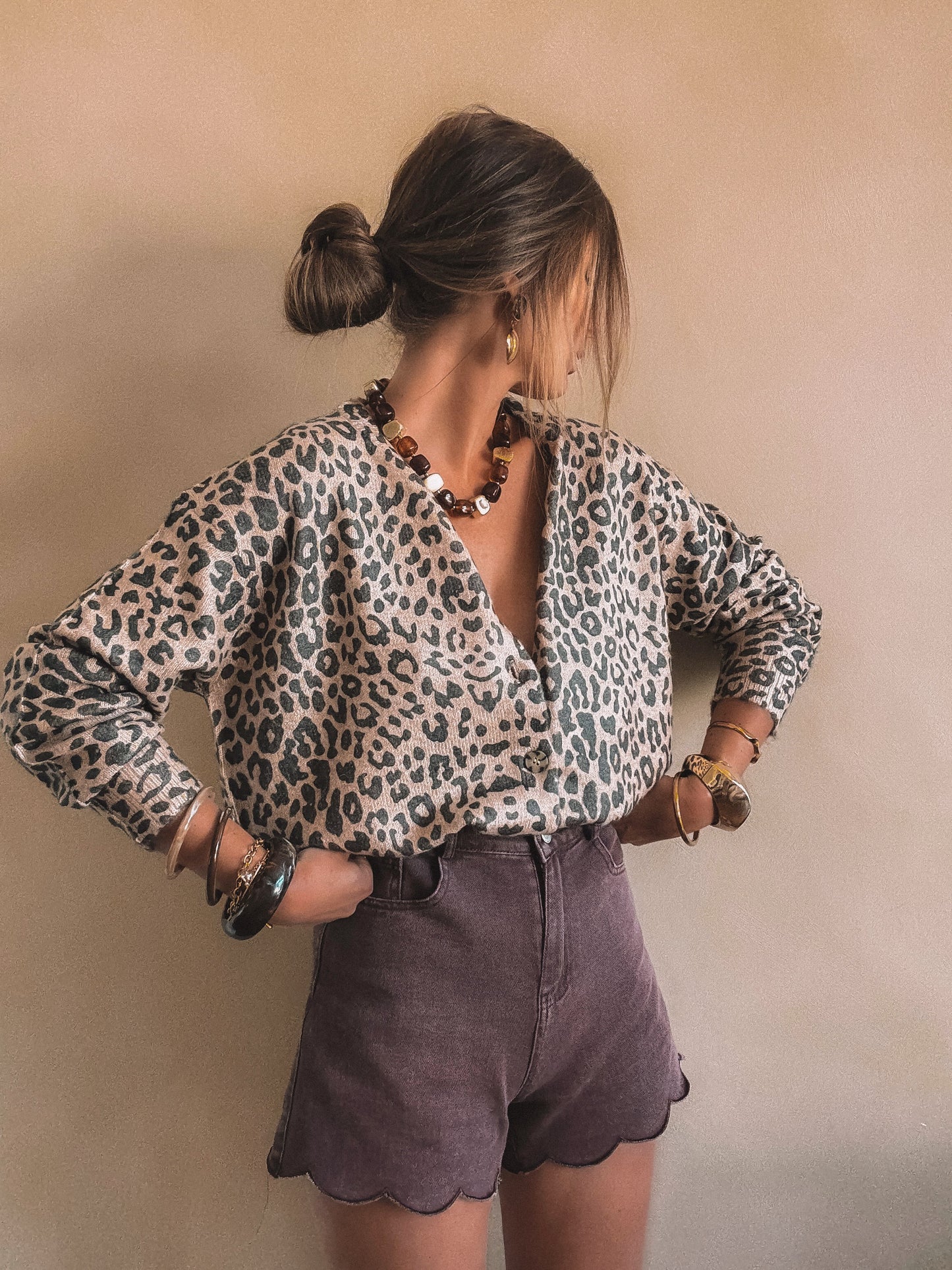 Gilet Savana Leopard