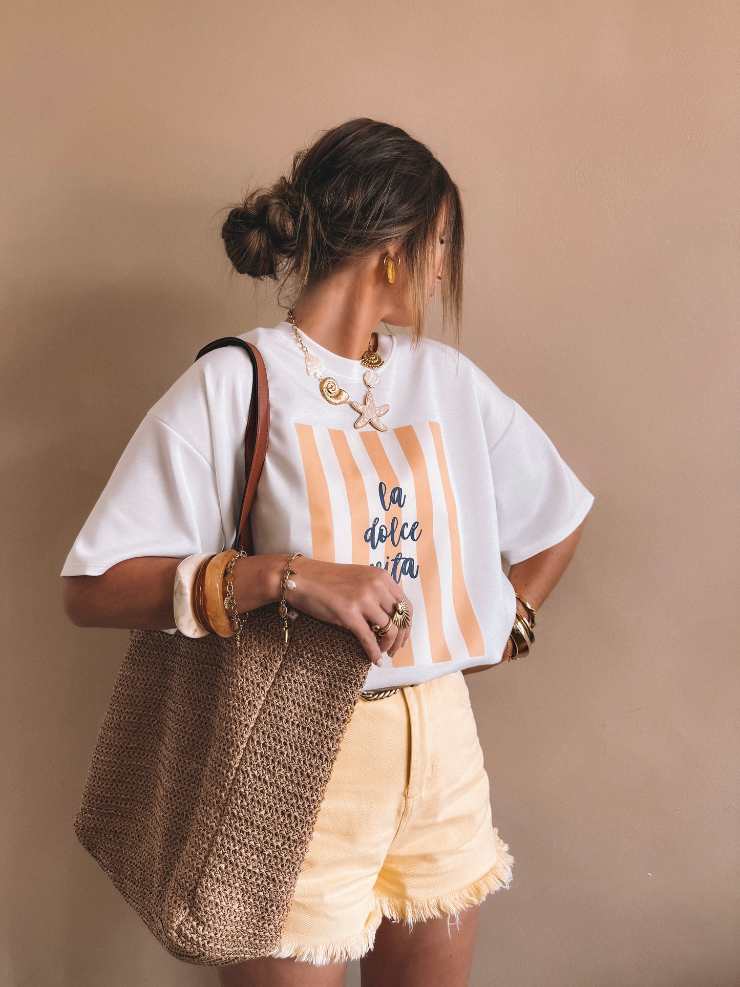 T-Shirt Doce Vita Blanc