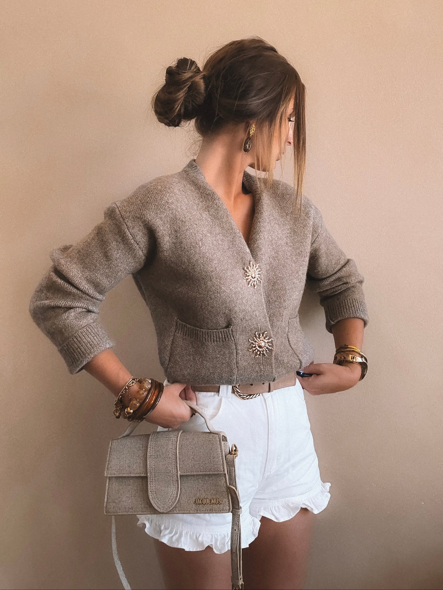 Gilet Alba Taupe