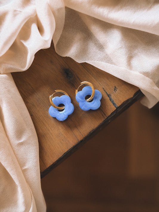 Boucles Zélie Bleu