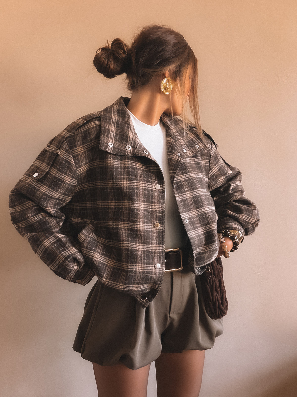 Veste MAÉ à carreaux