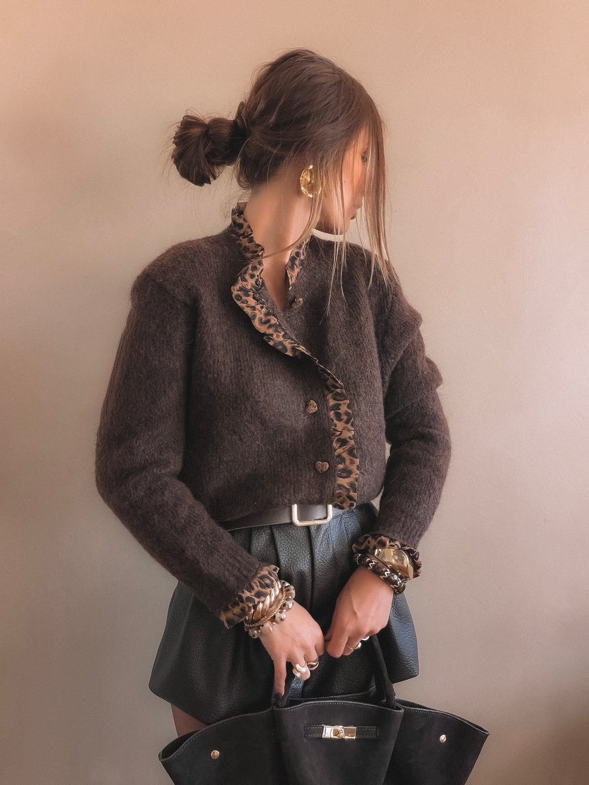 Gilet Mila Marron