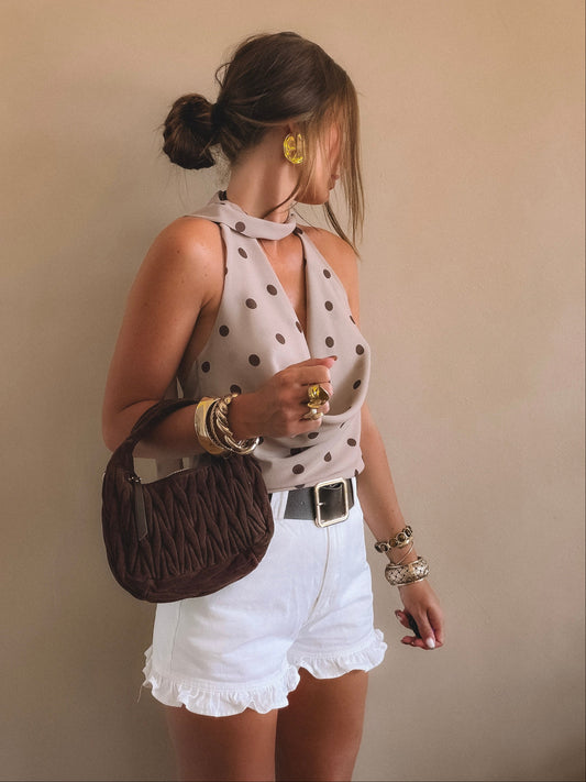 Top Louise Taupe
