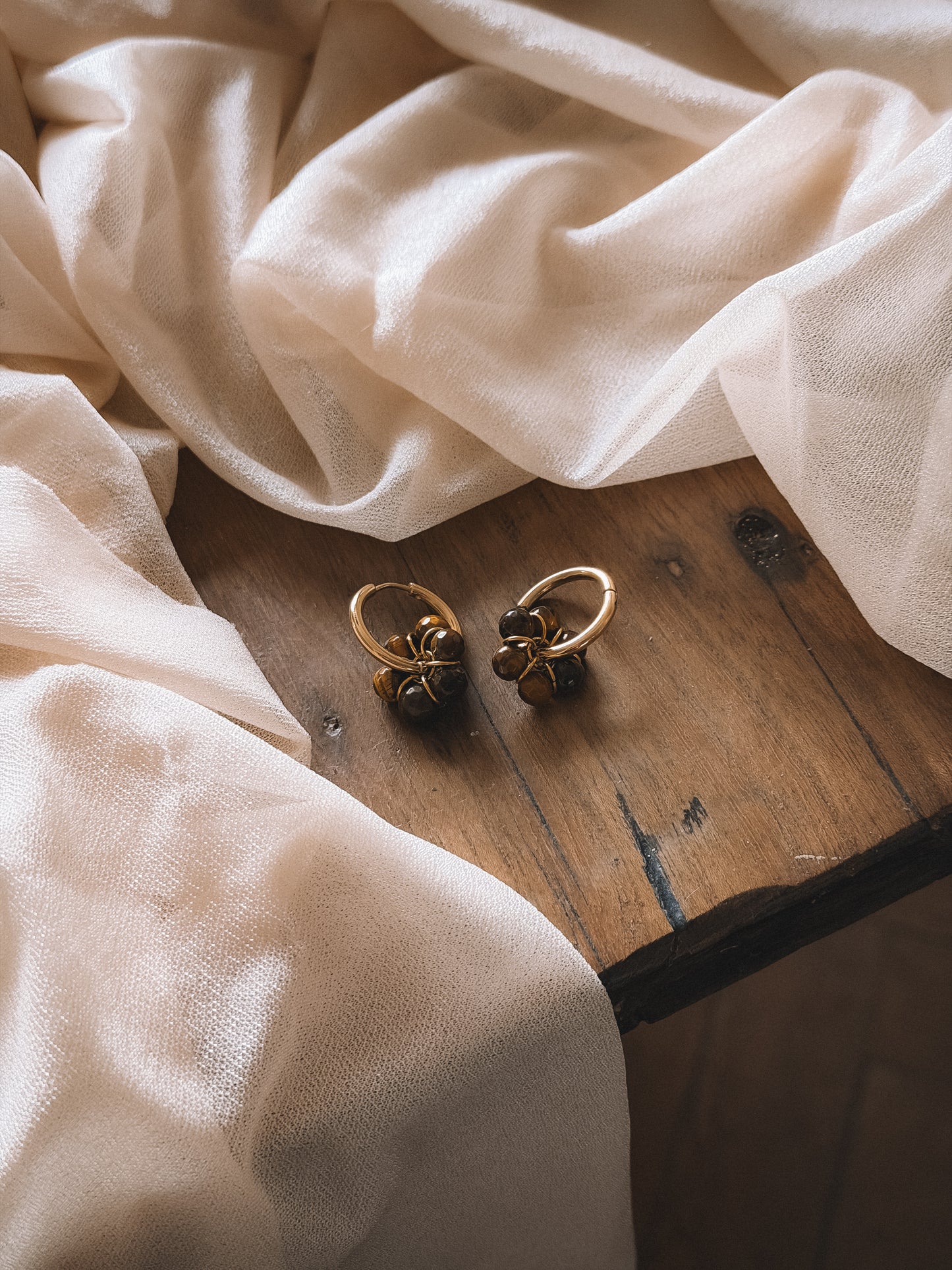 Boucles Gaïa Caramel