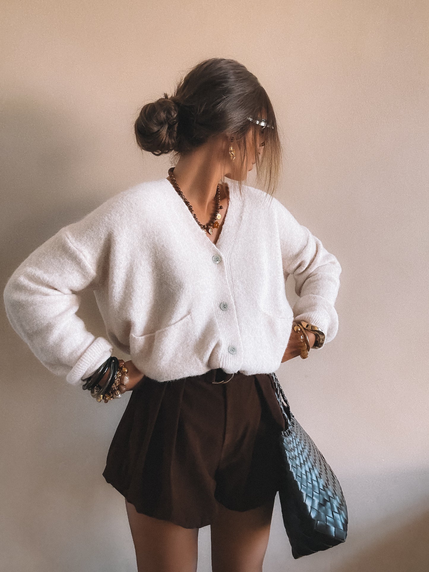 Short ballon ELYN marron