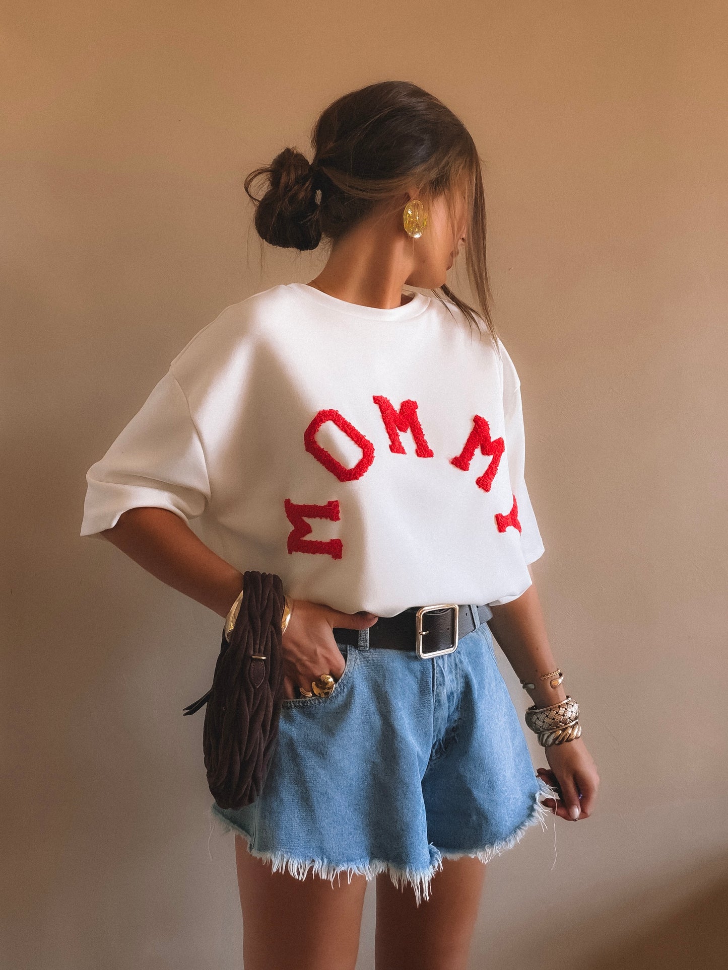 T-Shirt MOMMY Blanc