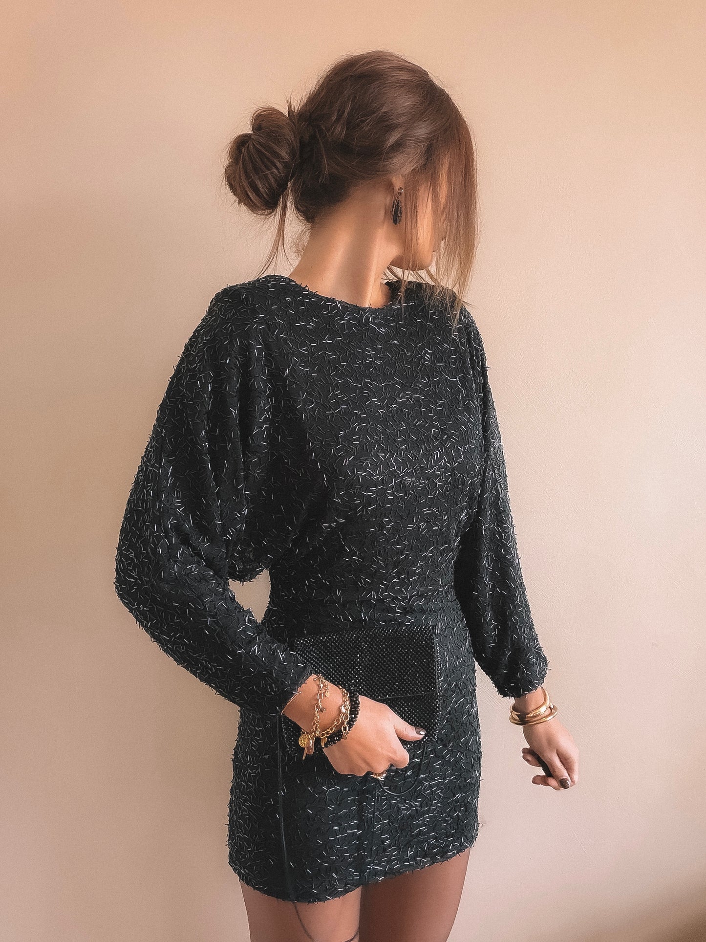 Robe Ysia Dos Nu Noir