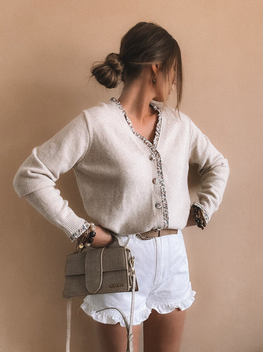 Gilet Léonie Ecru