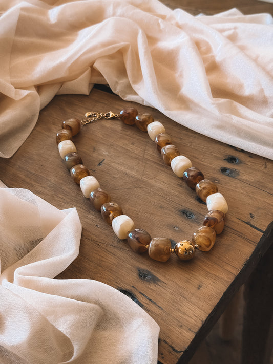 Collier Luna Caramel