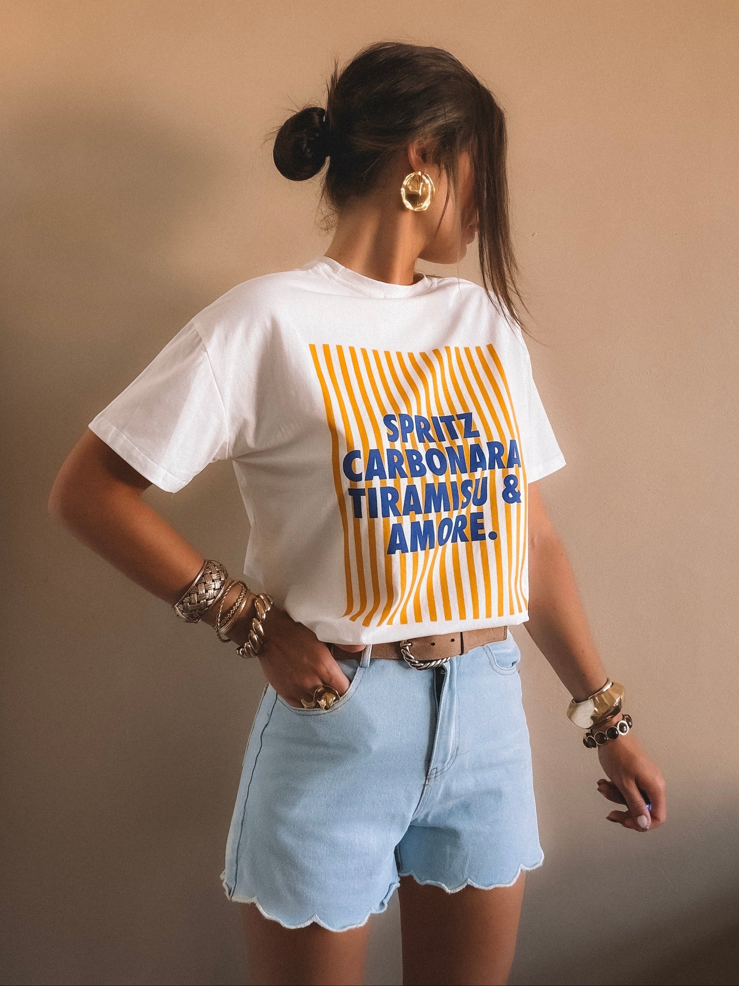 T-Shirt Roma à rayures