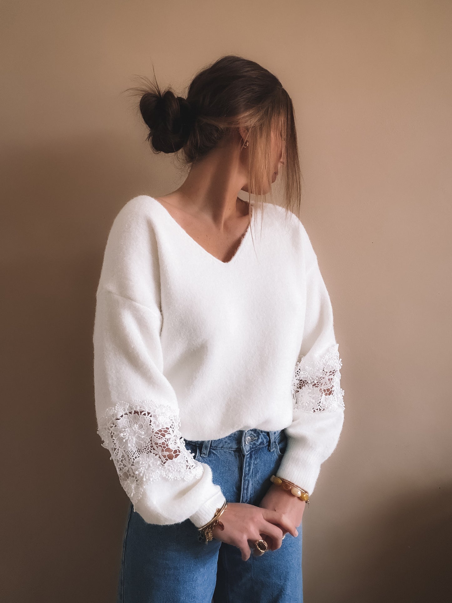 Pull Margot Blanc