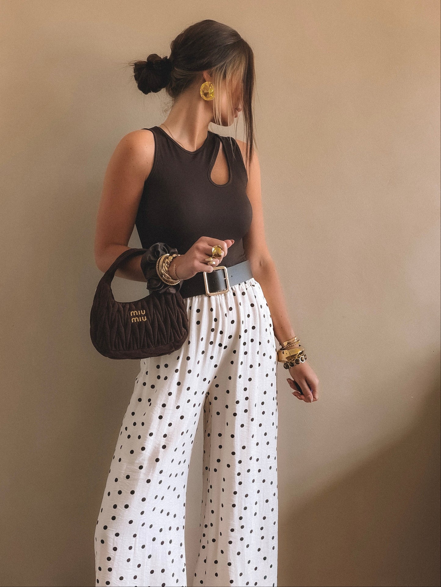 Pantalon Camille Ecru
