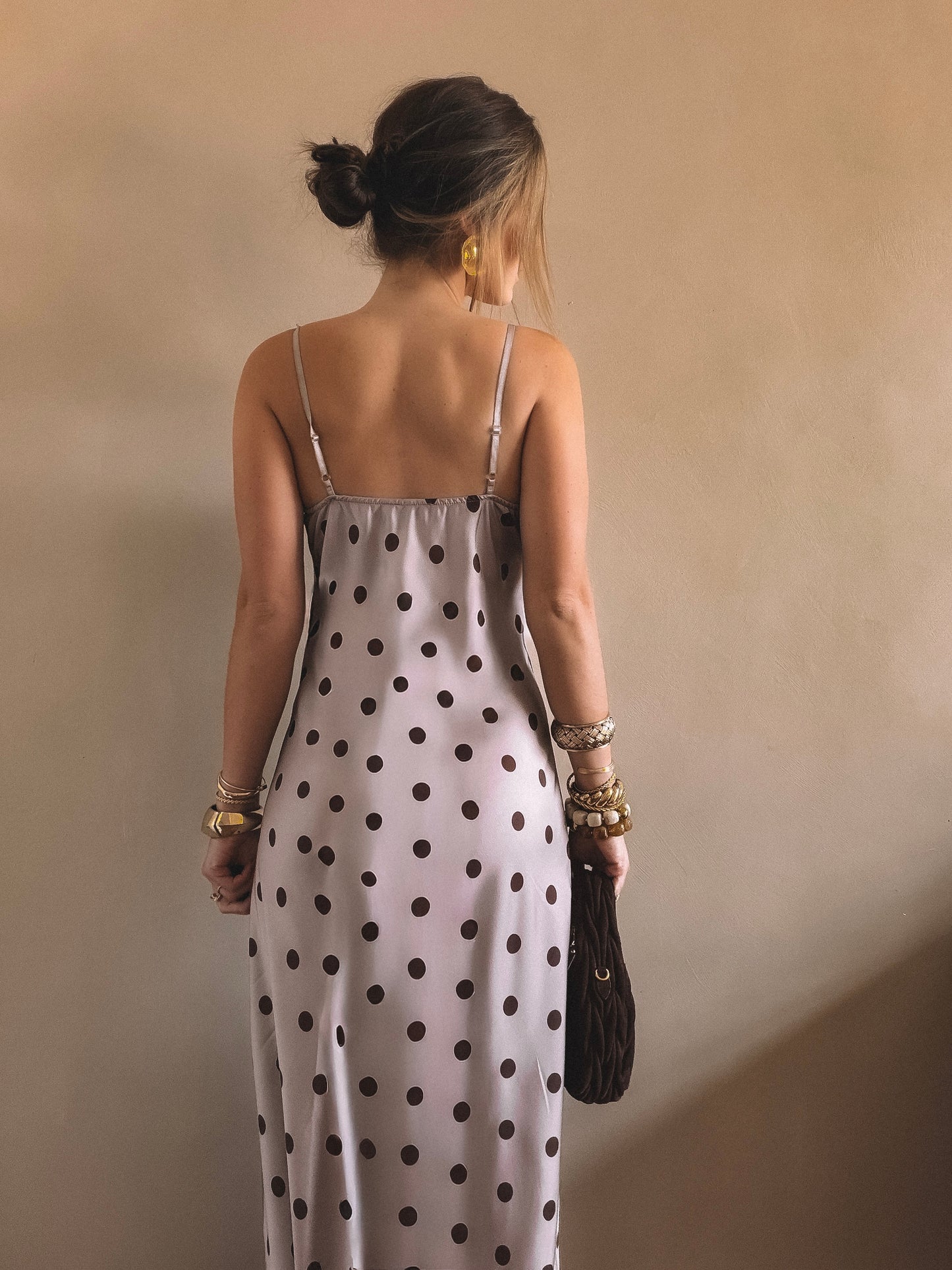 Robe Longue Victoria Taupe