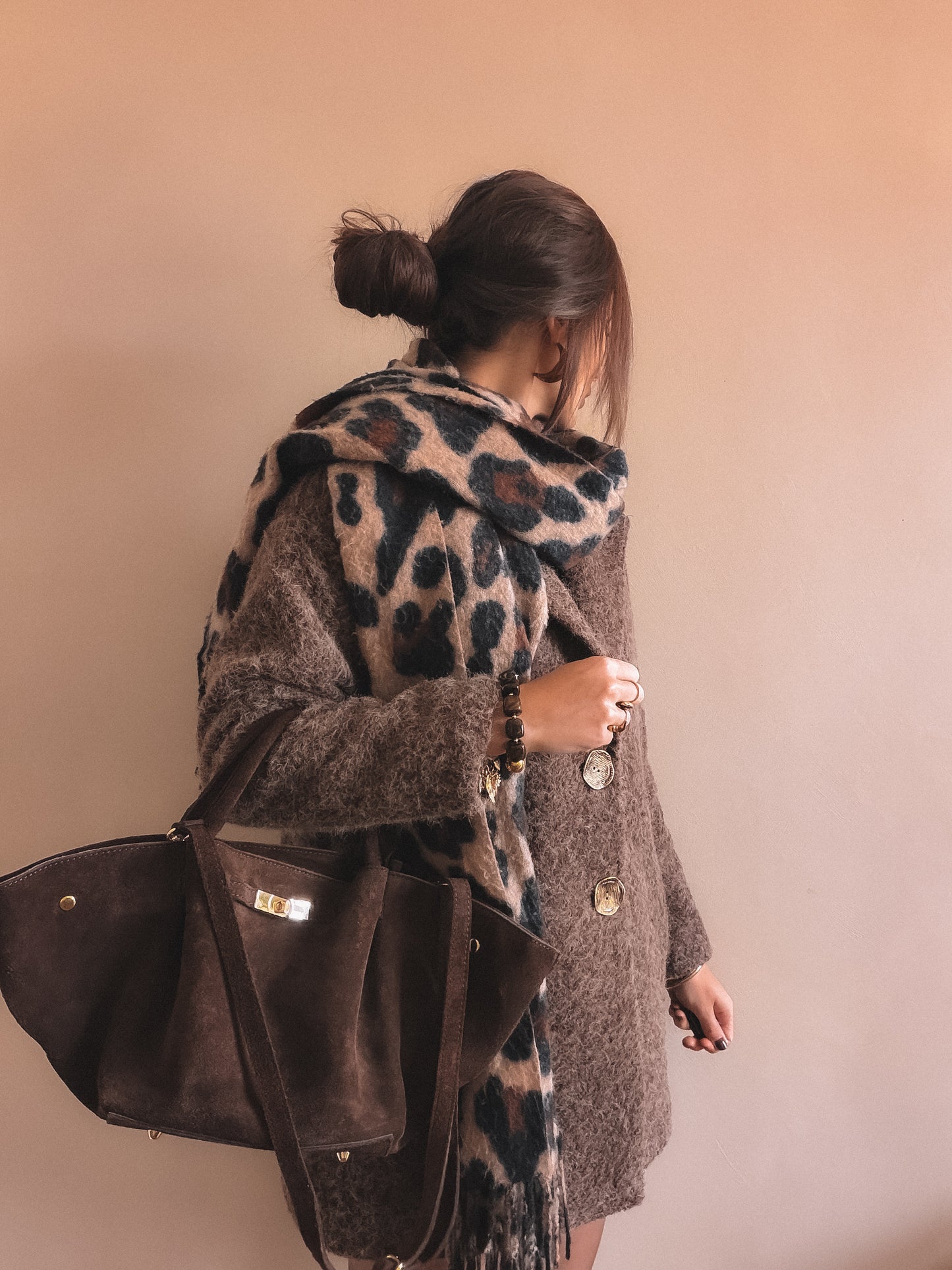 Manteau Livia Marron