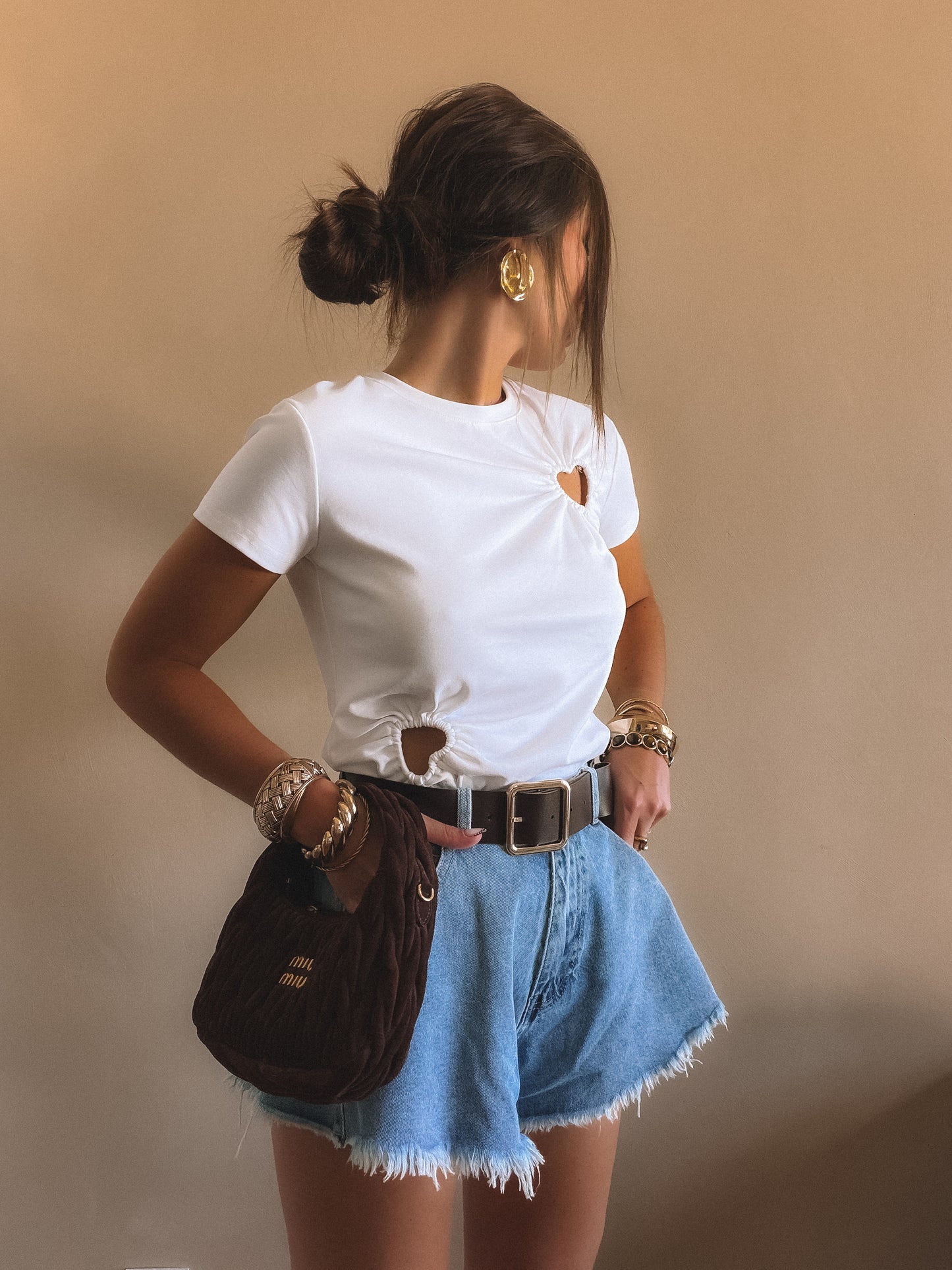 T-Shirt Valentine Blanc