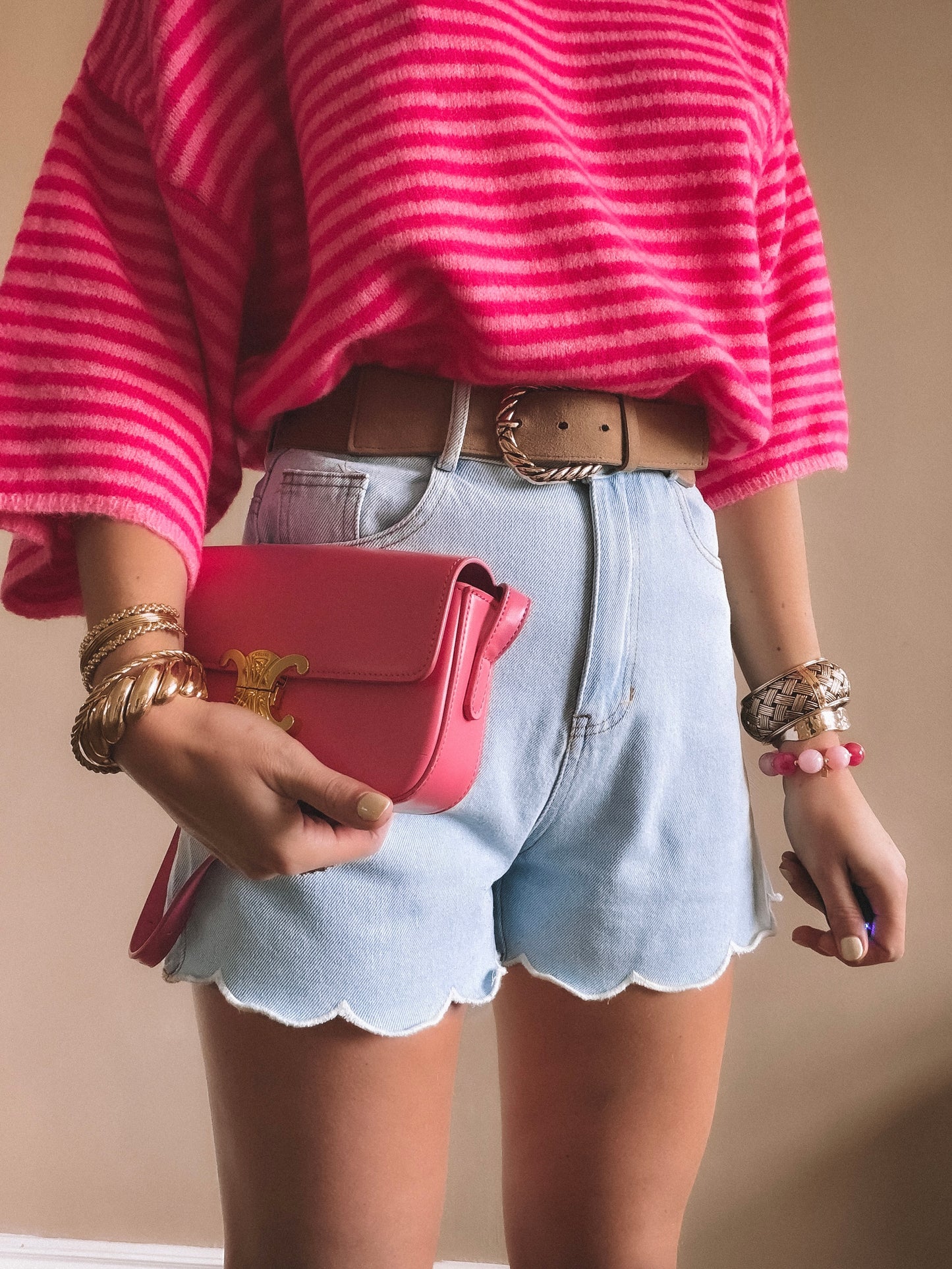 Short Giulia Jean bleu