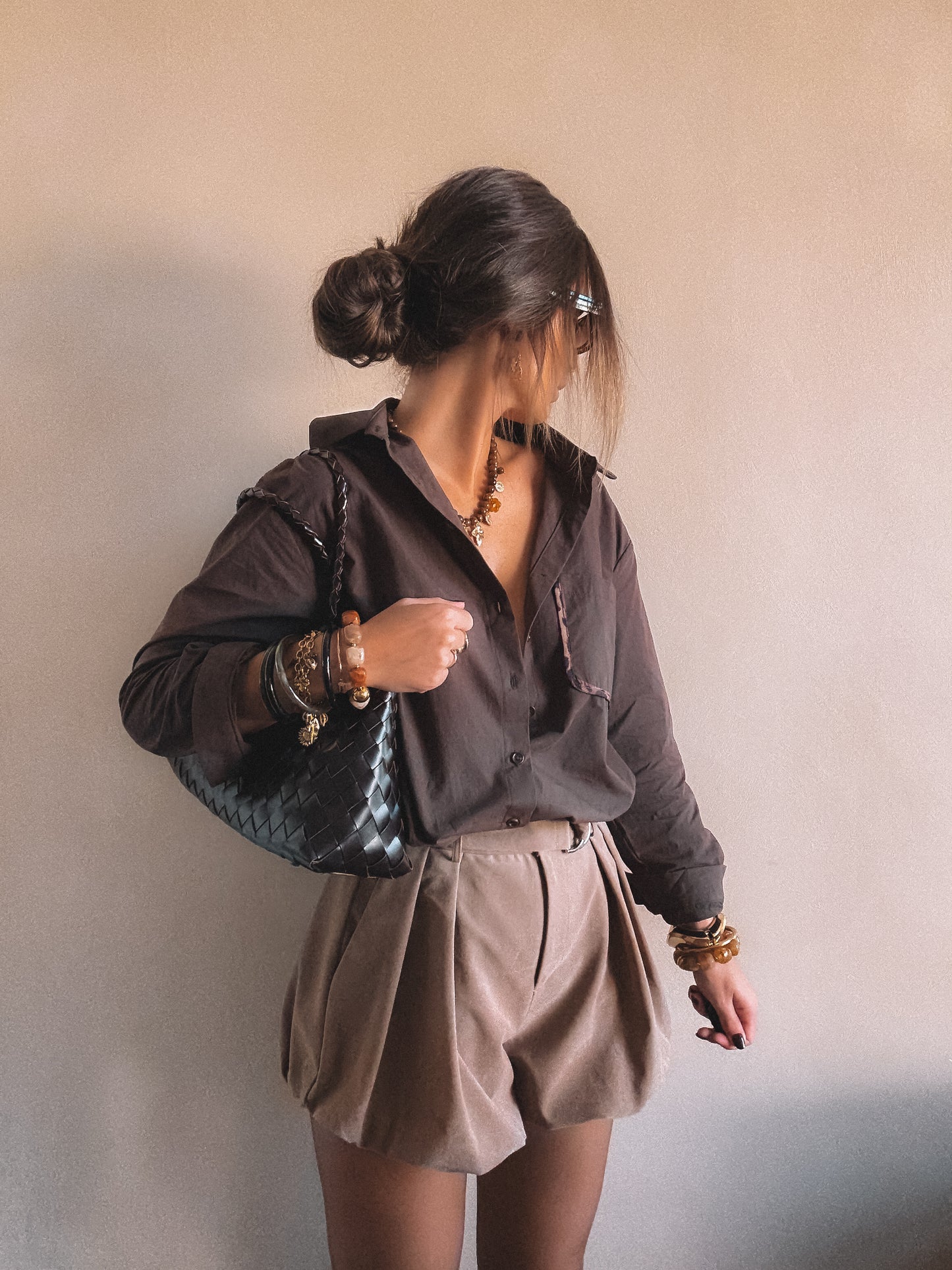 Short ballon ELYN Taupe