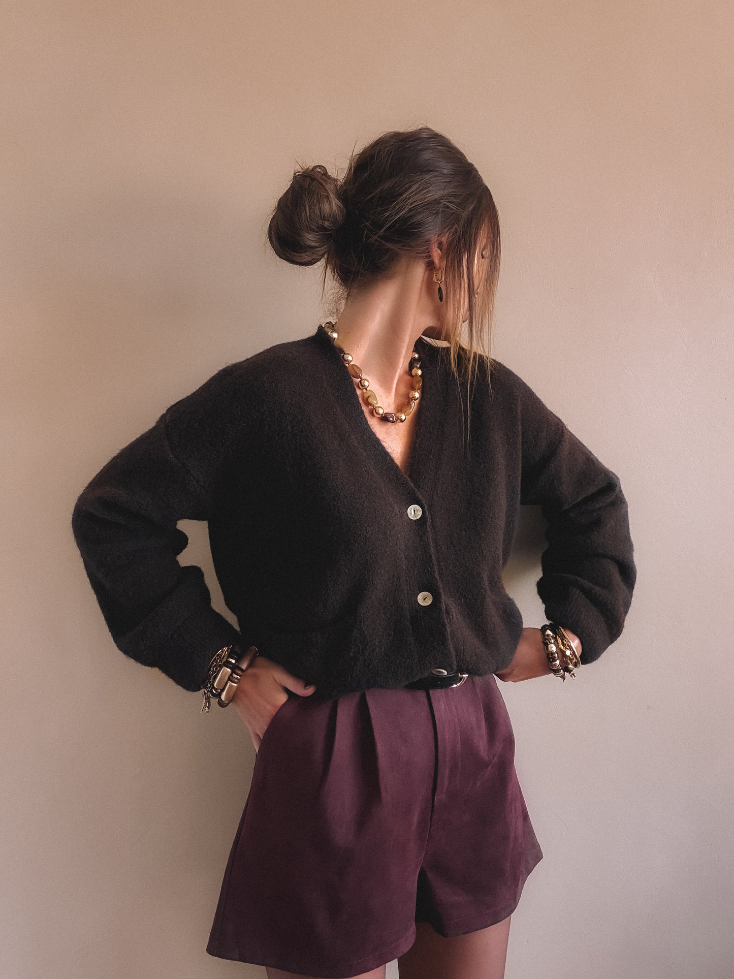 Short Livia Bordeaux