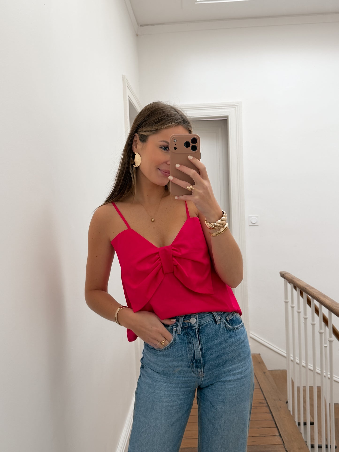 Top Léna Framboise