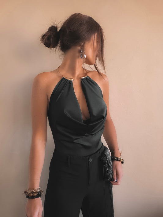 Top Dos Nu Elora Noir