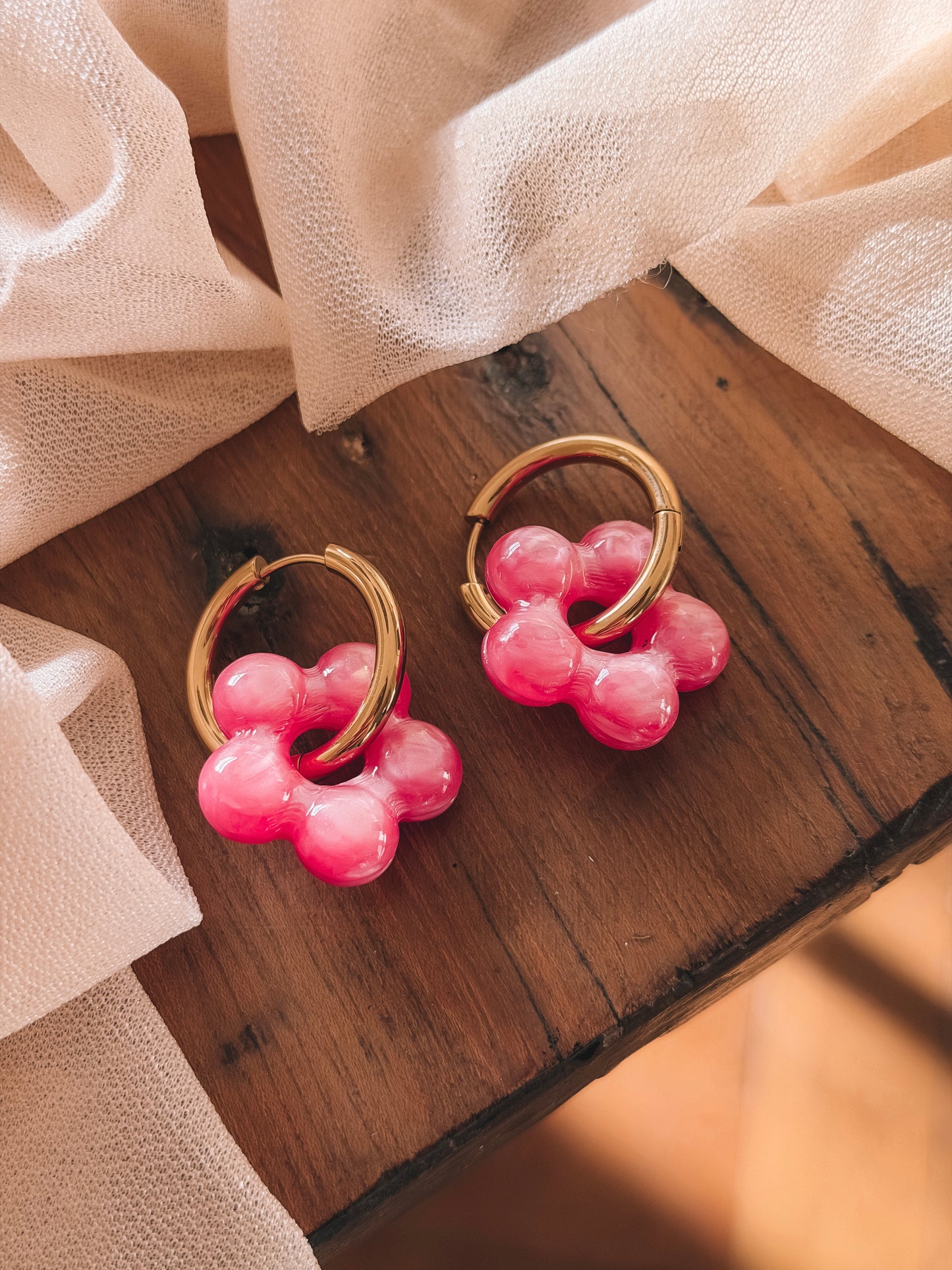 Boucles Zélie Rose