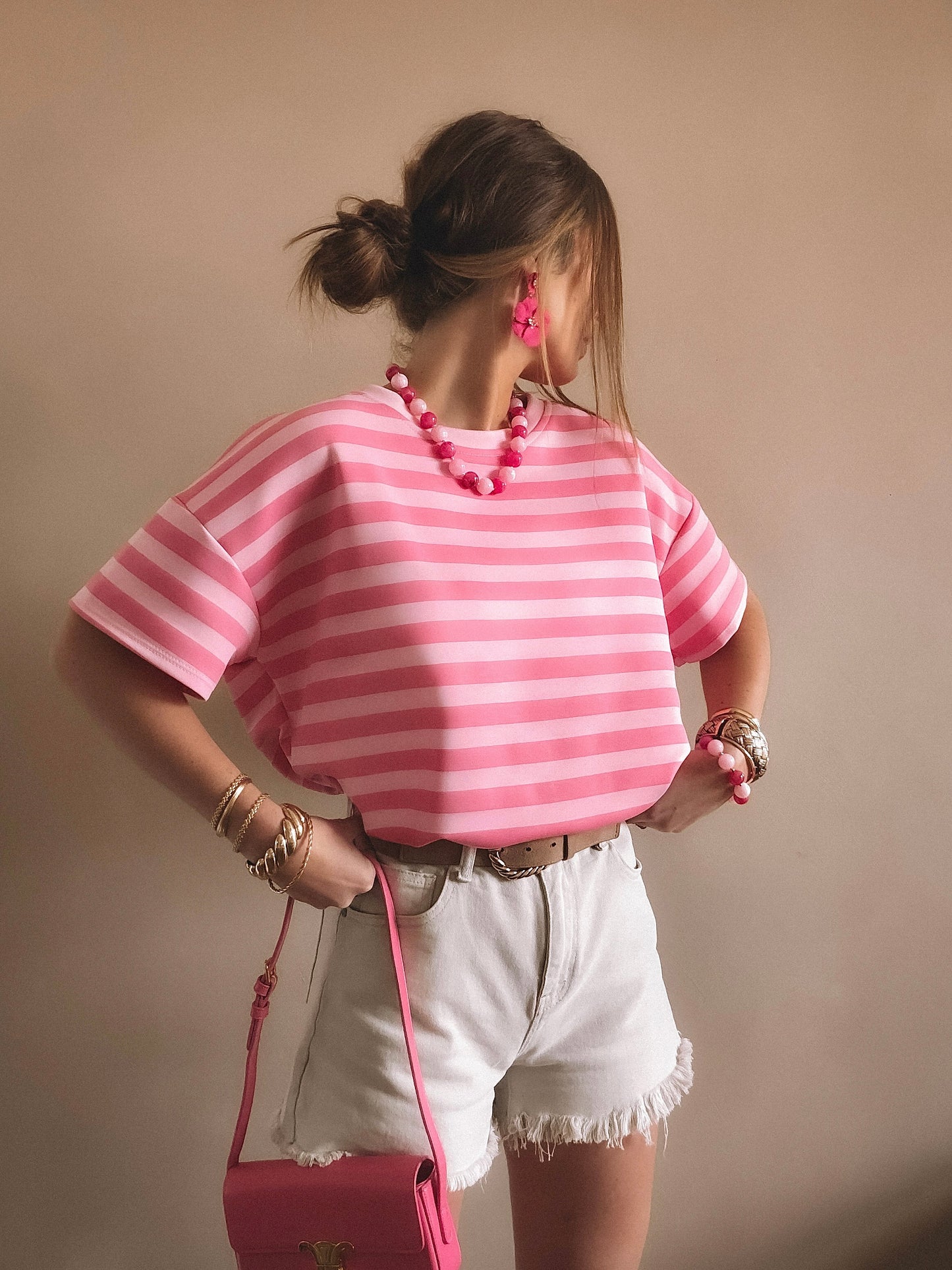 Short en Jean Romy Beige