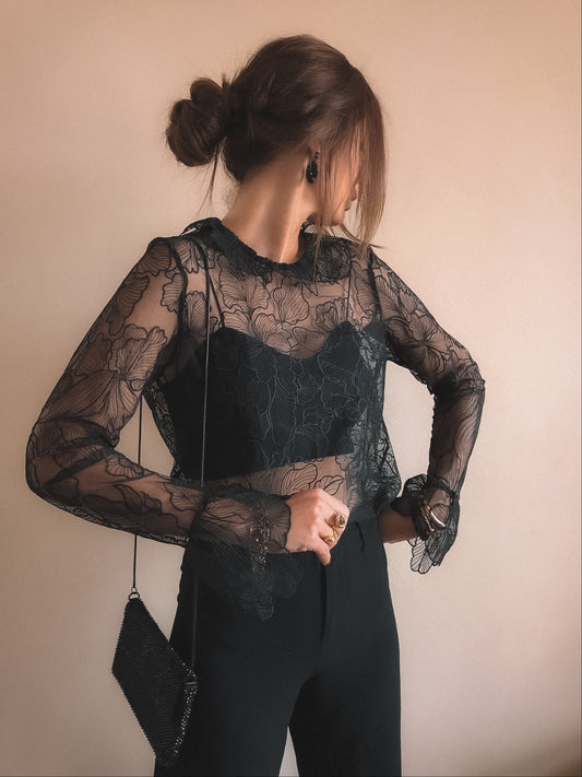 Blouse Elina Noir