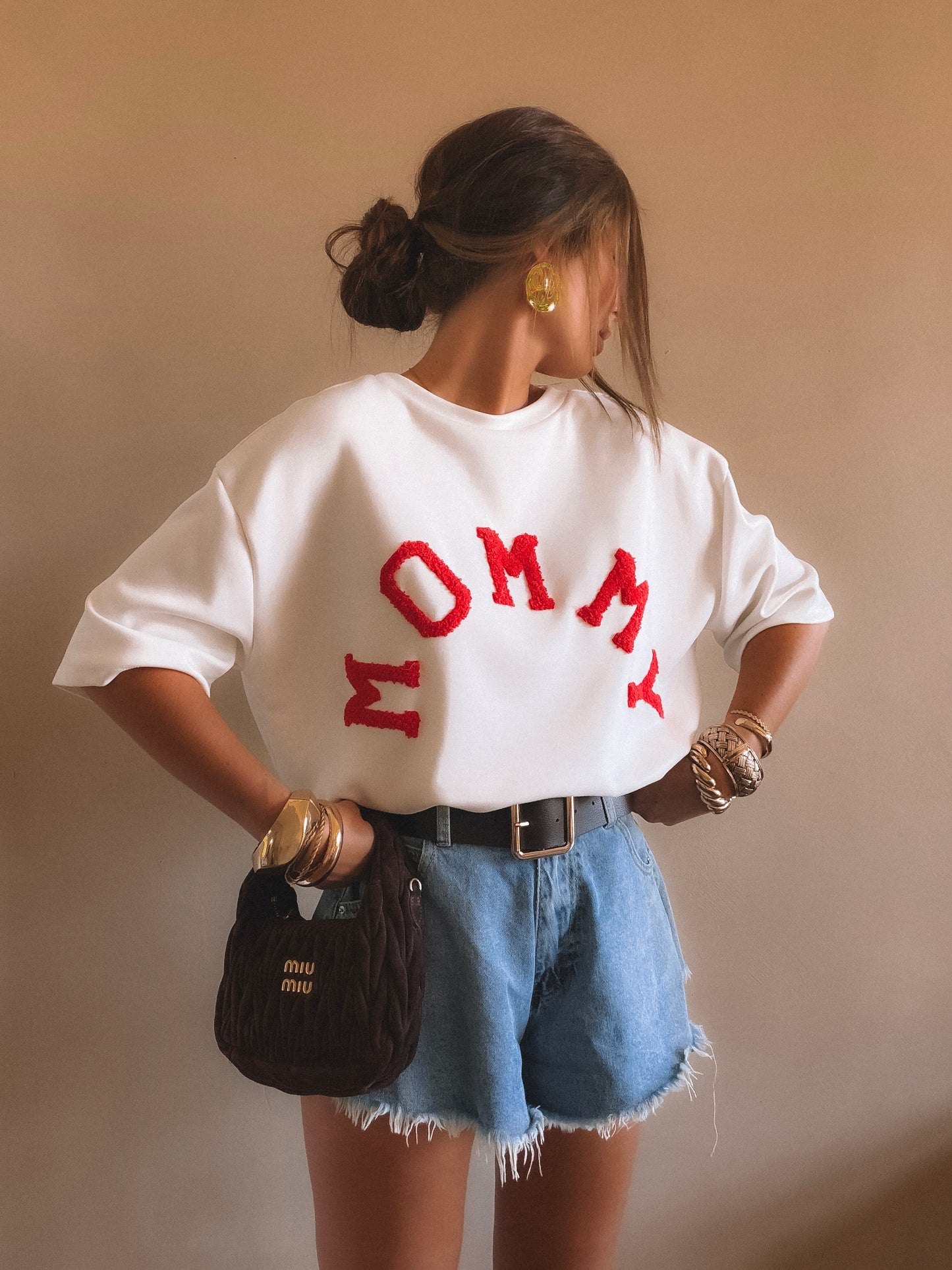 T-Shirt MOMMY Blanc