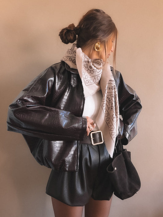 Veste Alix Bordeaux