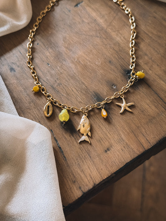 Collier Solea Jaune
