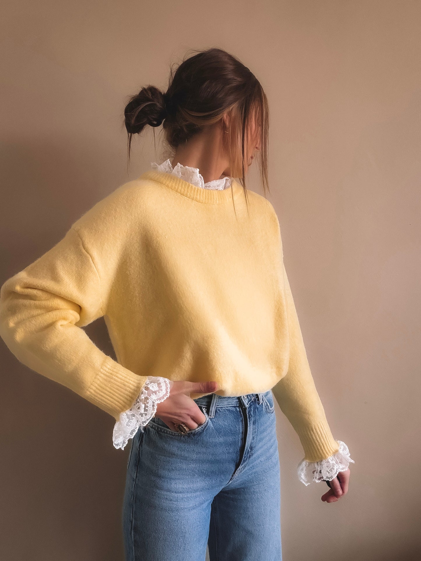 Pull Mila Jaune