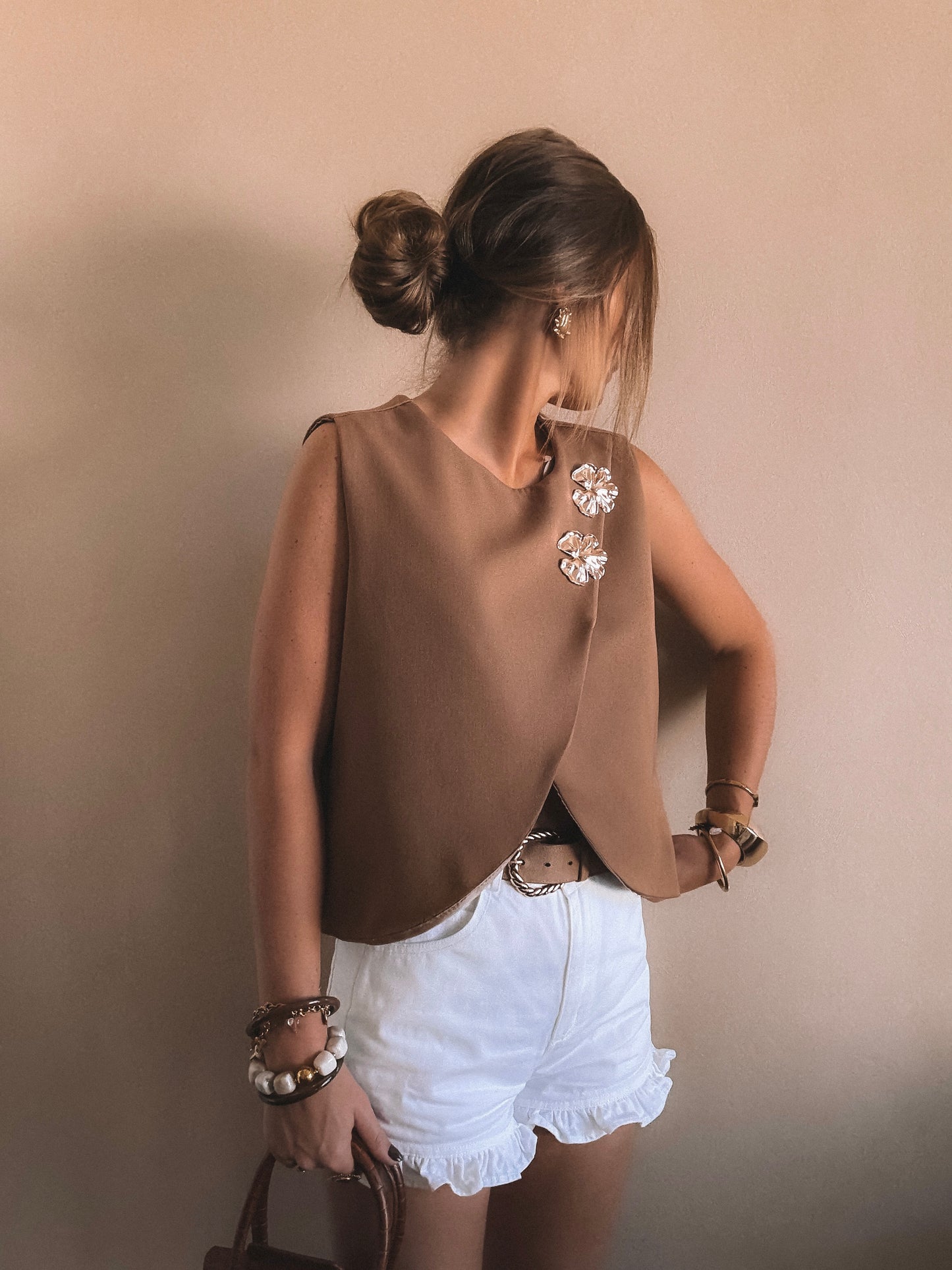 Top Clara Camel