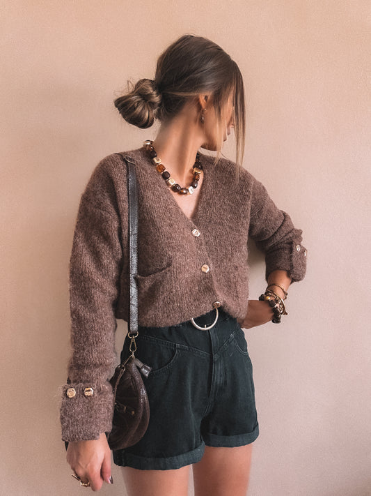 Gilet Clara Caramel