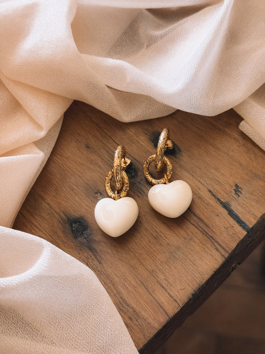 Boucles Livia Ecru