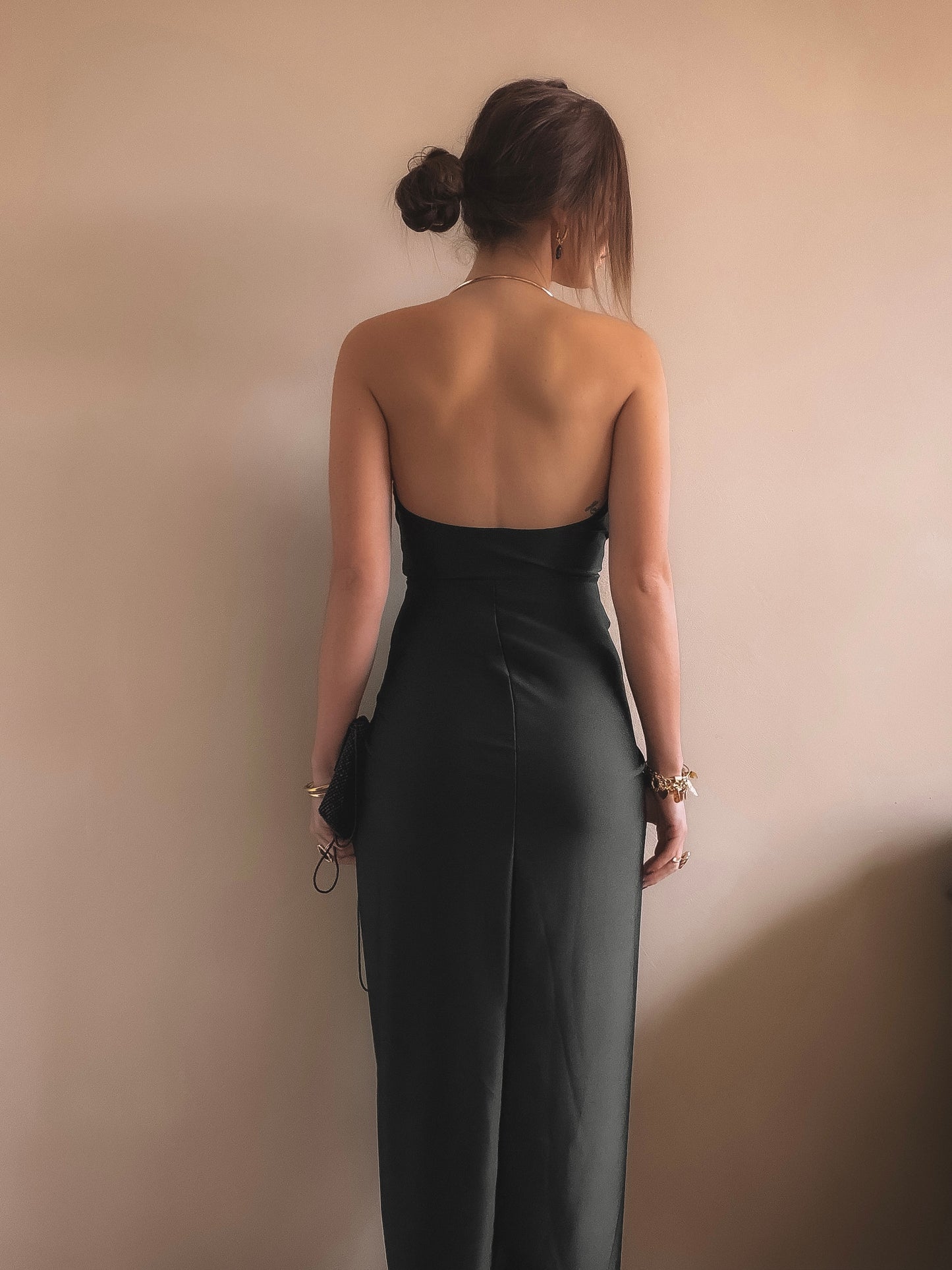 Robe Dos Nu Luna Noir