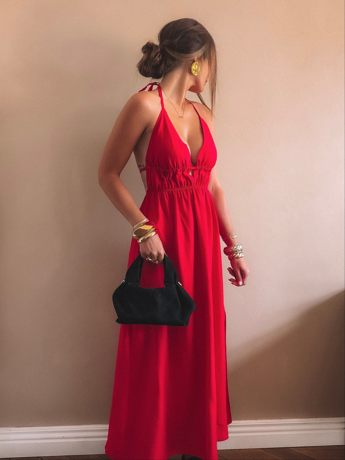 Robe Longue Scarlett Rouge