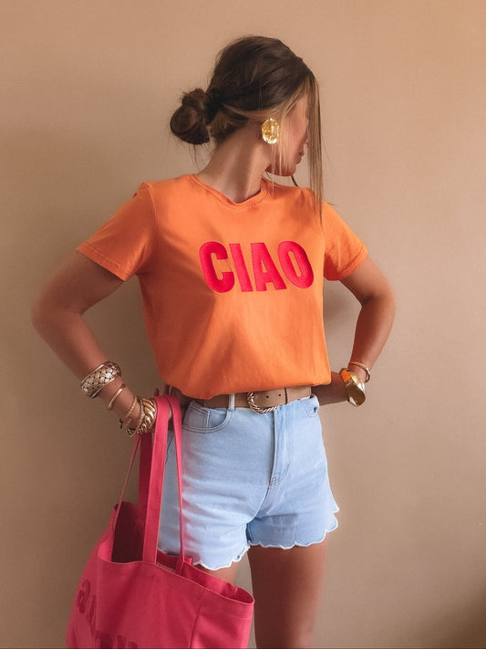 T-Shirt Ciao Orange