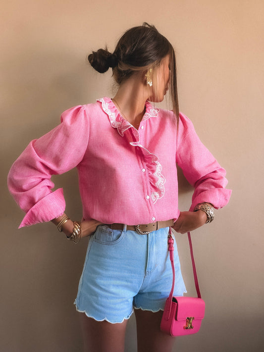 Chemise Rosalie Rose