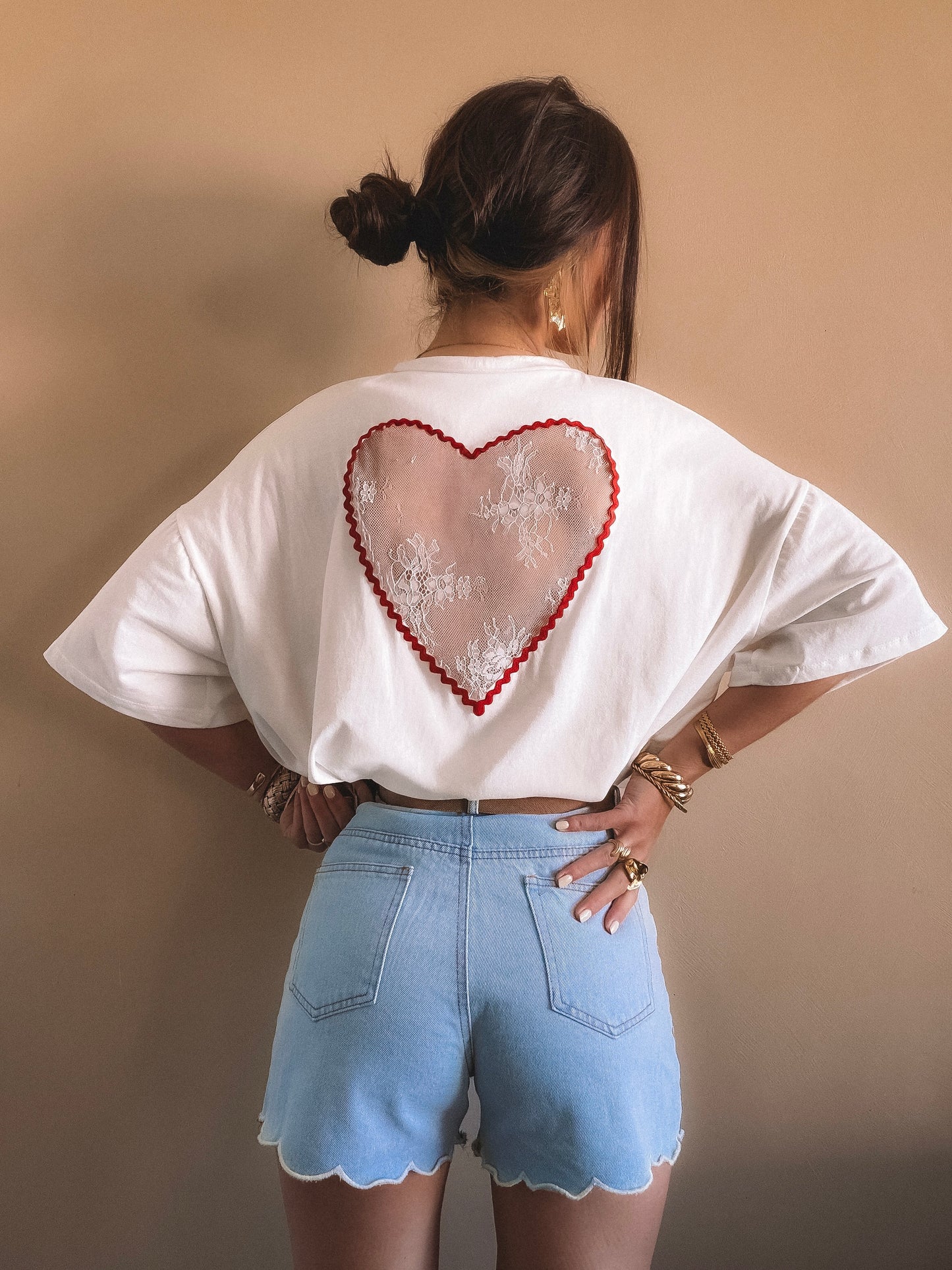 T-Shirt Amour Blanc
