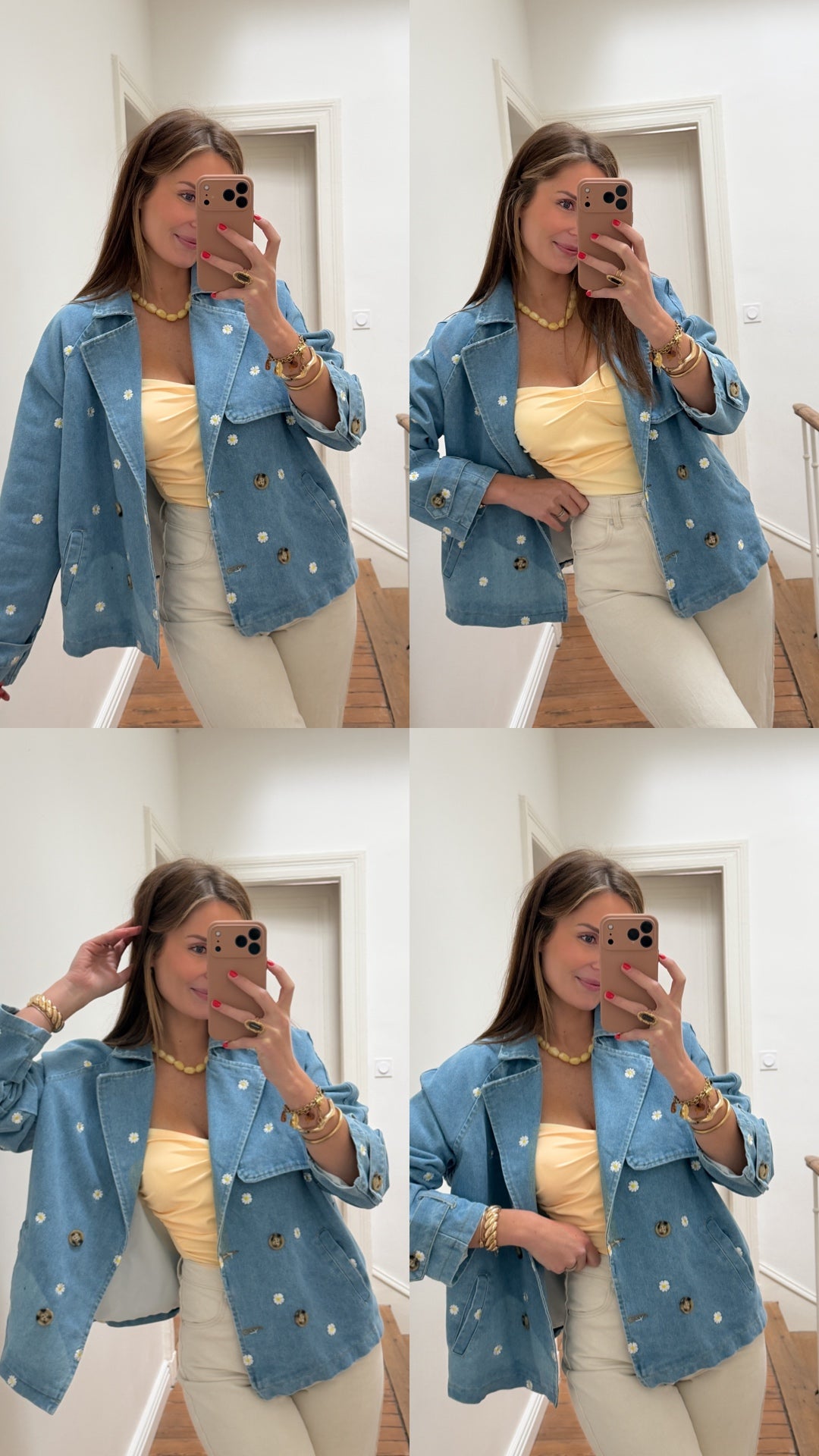 Veste en Jean Daisy