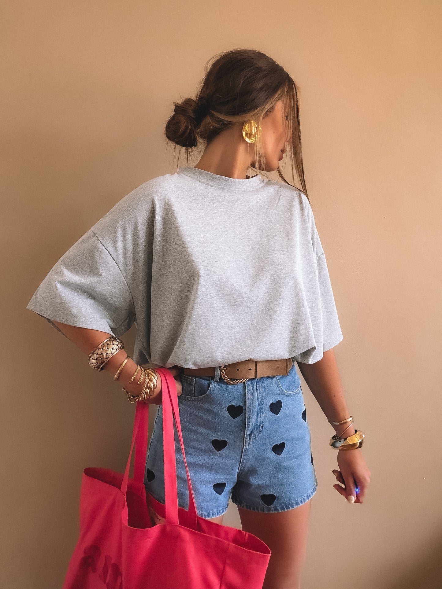 T-Shirt Amour Gris
