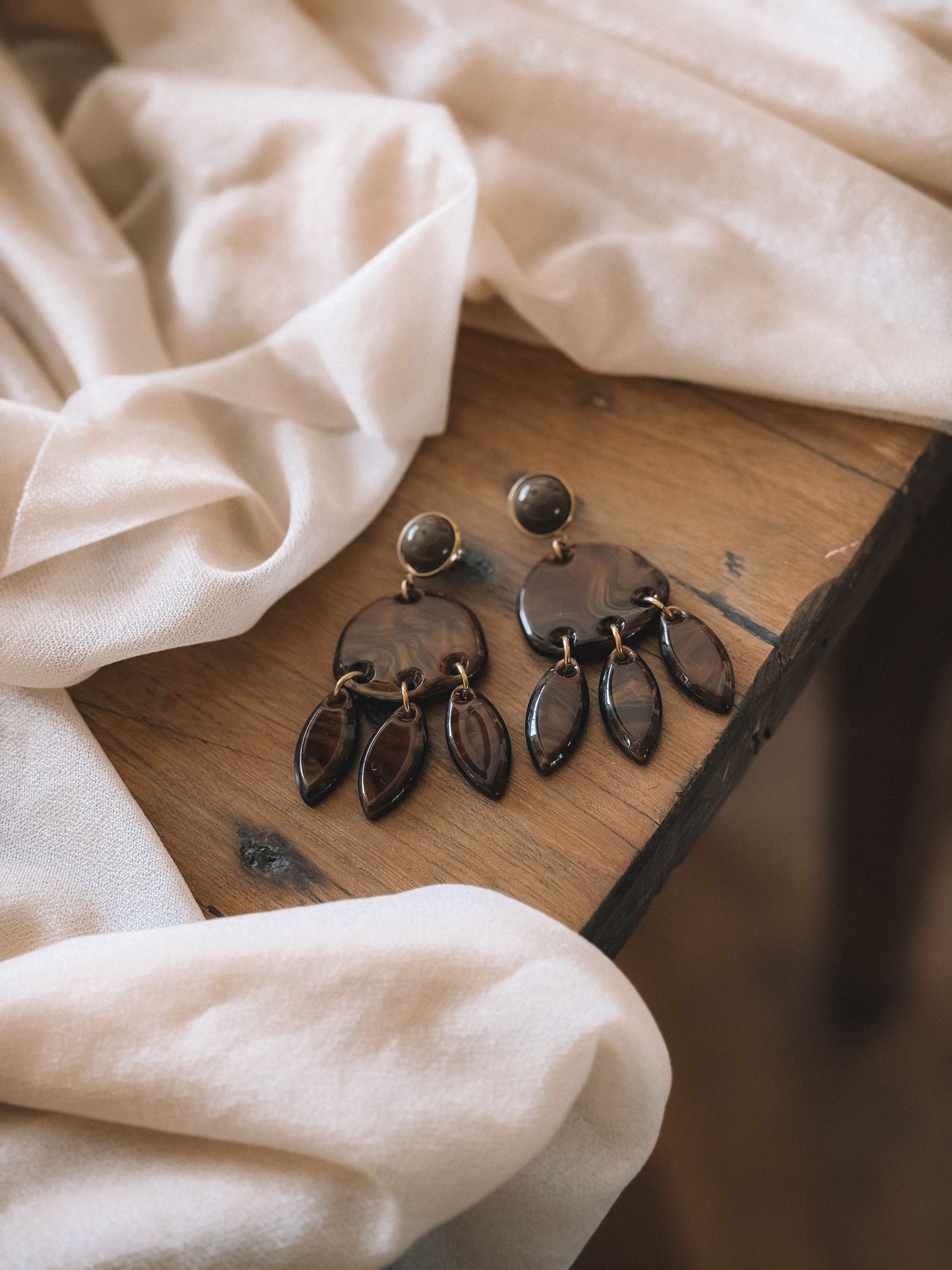 Boucles Éléna Marron