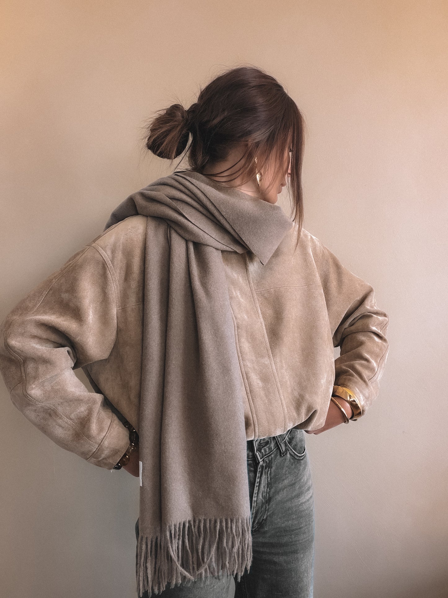 Écharpe Naïs Taupe