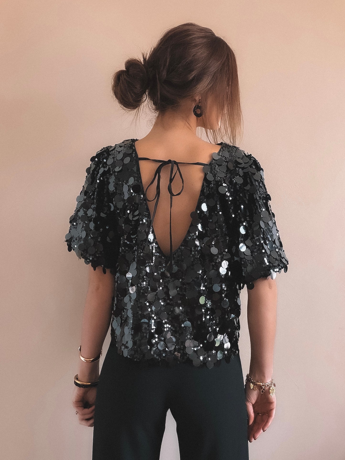 Top Neva Noir Dos nu