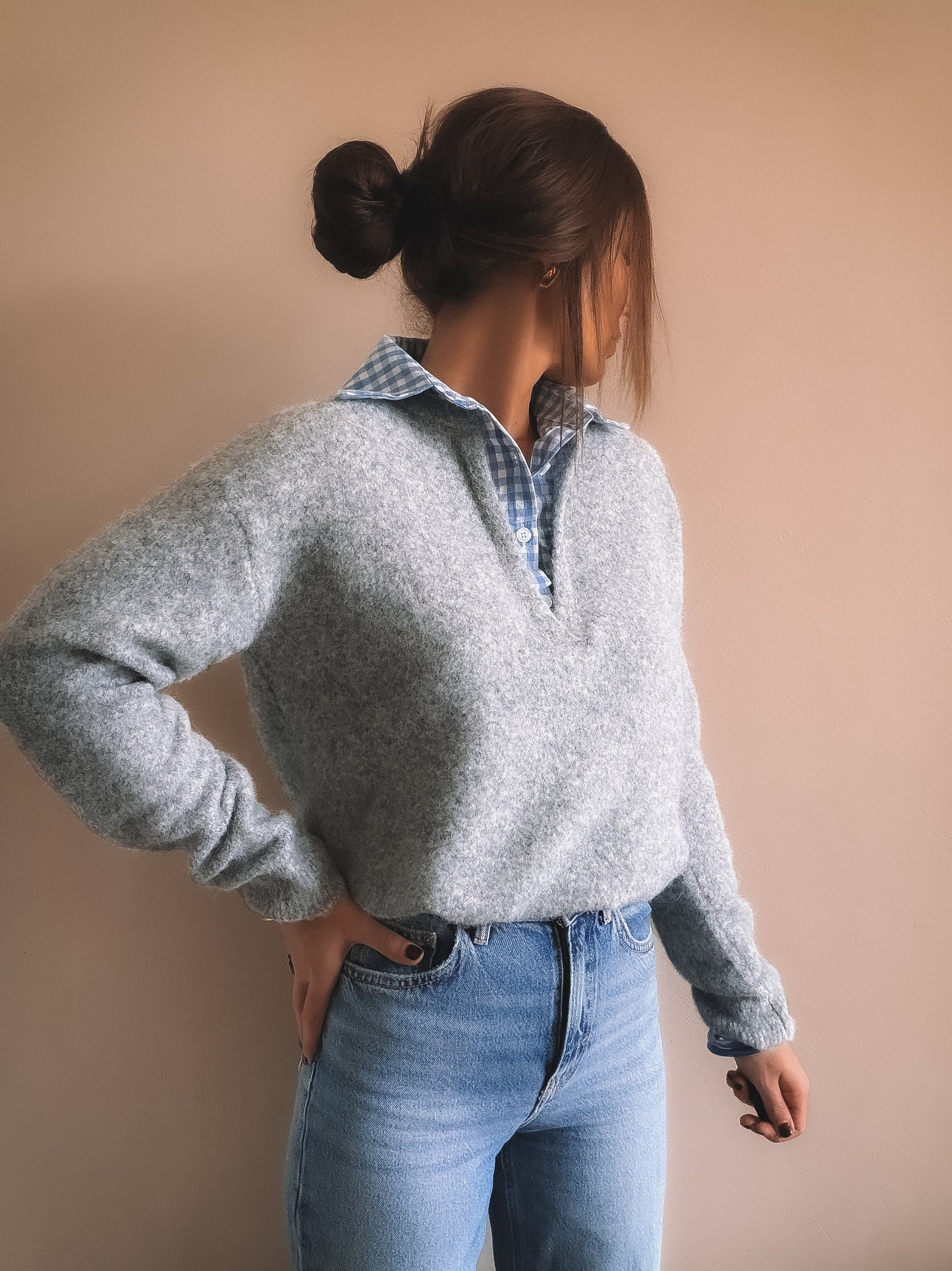 Pull Apolline Gris