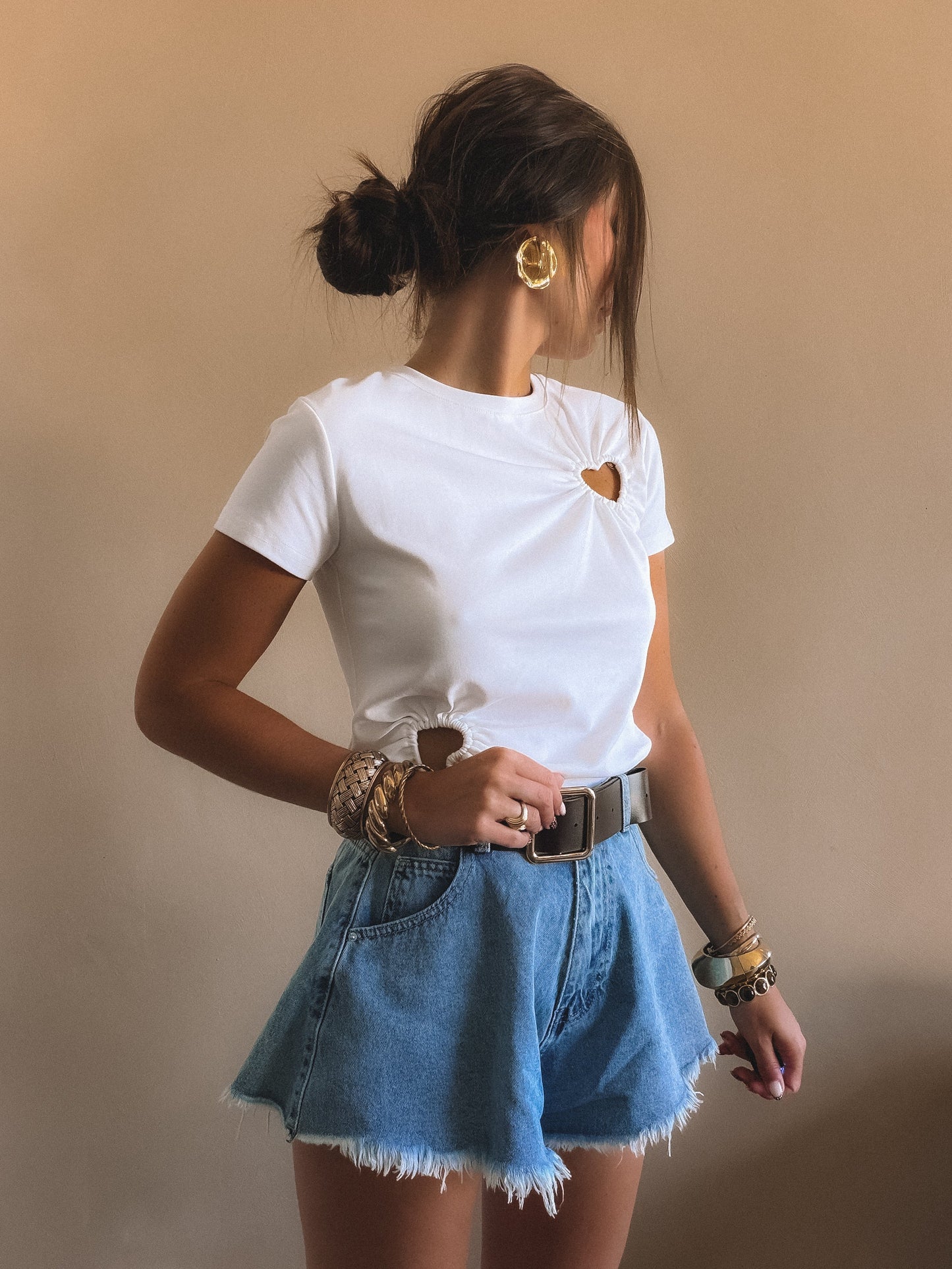 T-Shirt Valentine Blanc