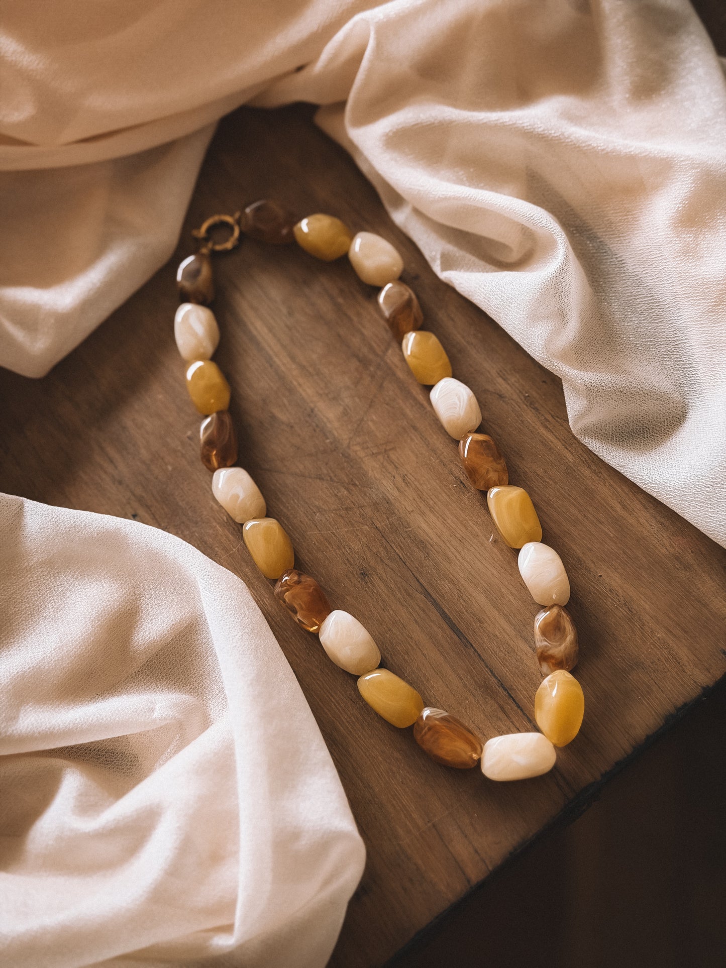 Collier Honey Jaune