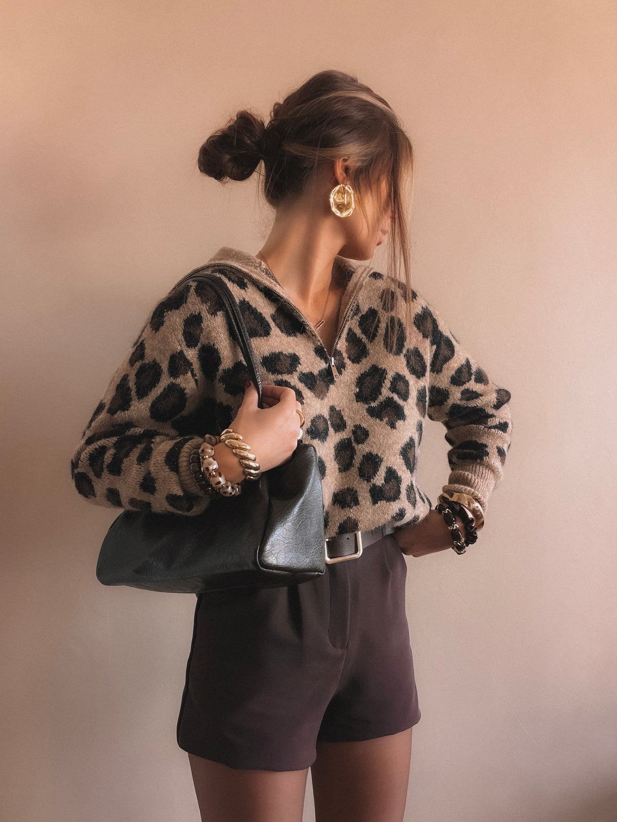 Pull Candice Léopard