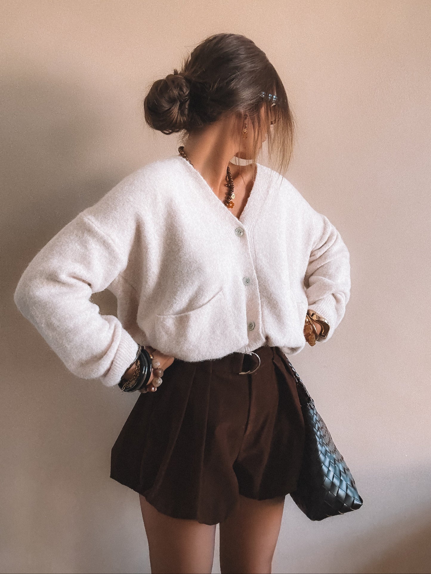 Short ballon ELYN marron