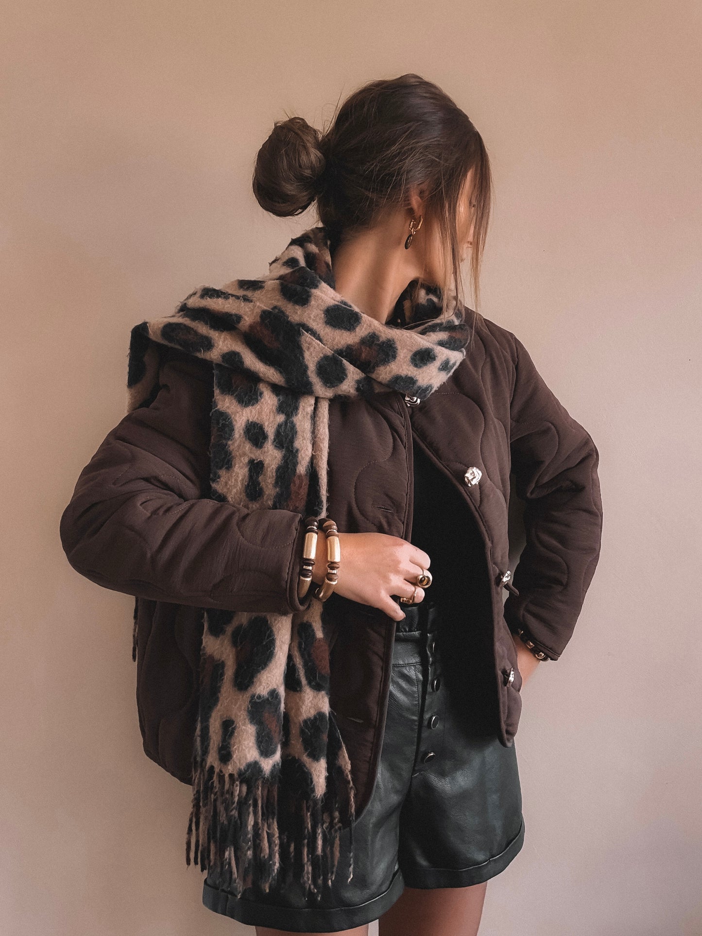 Veste Victoria Marron